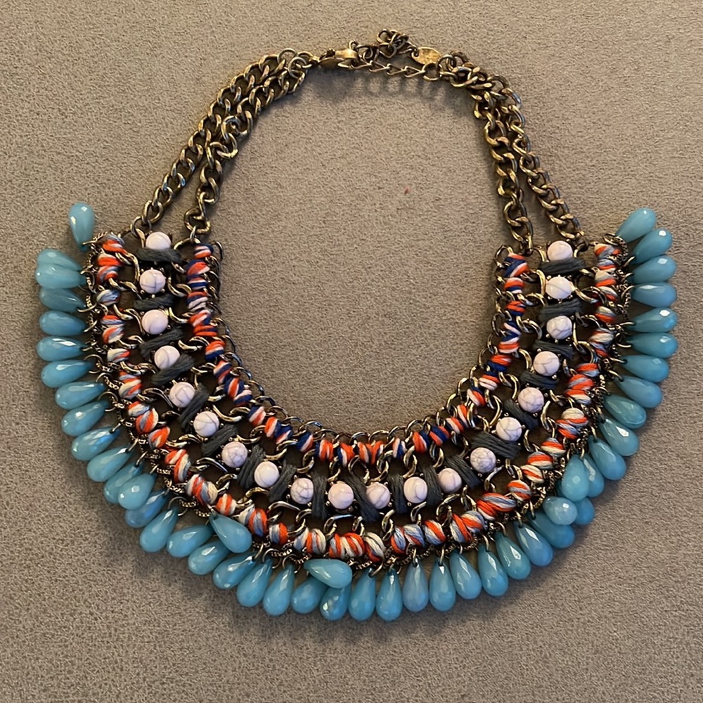 Zara Beaded Statement Necklace
